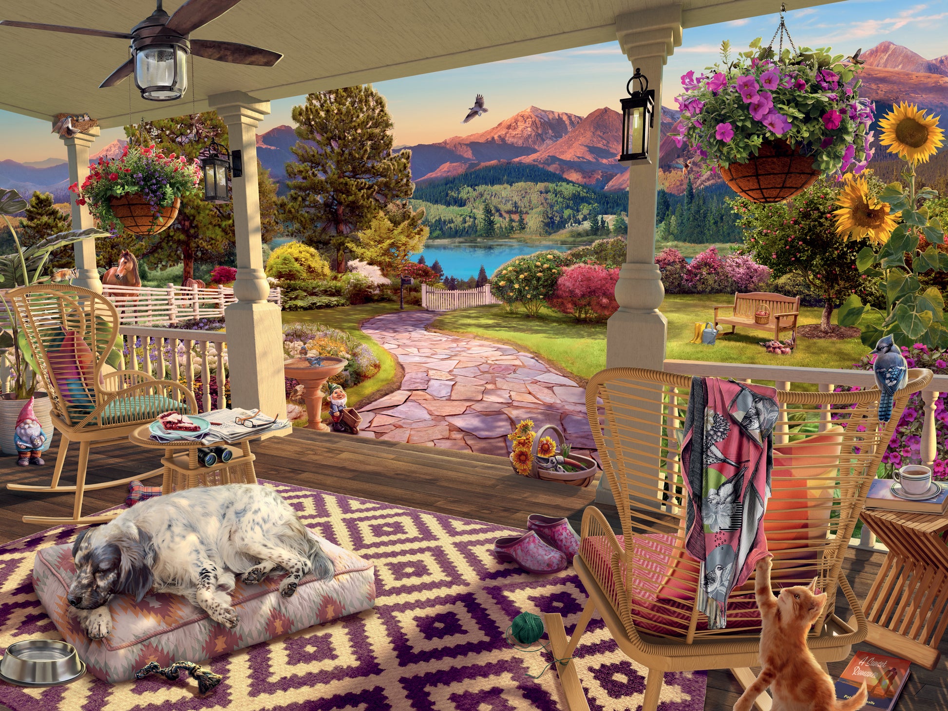 Ravensburger Cozy Front Porch Views, Extra Large 750pc
