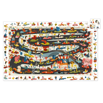 Djeco Car Rally 54 Pcs Observation Puzzle