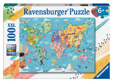Ravensburger Map of the World, XXL 100pc