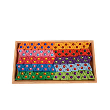 Bauspiel Coloured Triangles 100 pcs