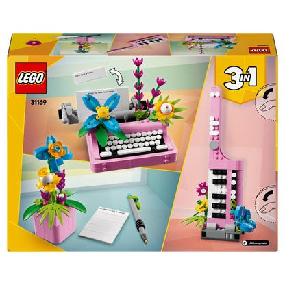 Lego Creator 31169 Typewriter with Flowers