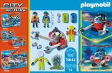 Playmobil 70142 City Action Sea Rescue Environmental Expedition with Dive Boat