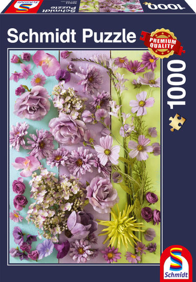 Schmidt Violet Flowers 1000pc