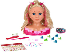 Klein Princess Coralie Make up and hairstyling head "Emma"