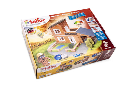 Teifoc Brick Construction Set Villa with Garage