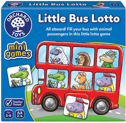 Orchard Toys Little Bus Lotto Mini Game
