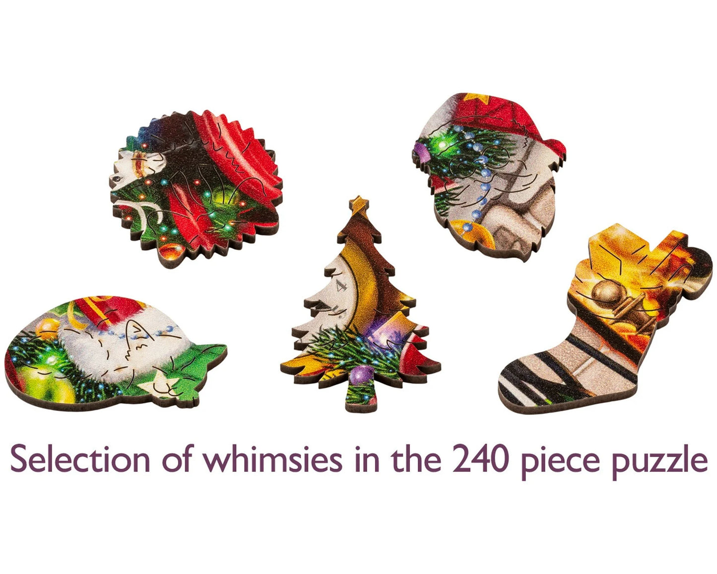 Wentworth Wooden Puzzles Relaxing by the Fire - Maxi shaped puzzle 240 Pieces