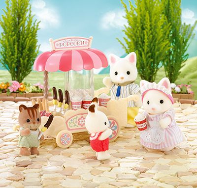 Sylvanian Families Popcorn Cart