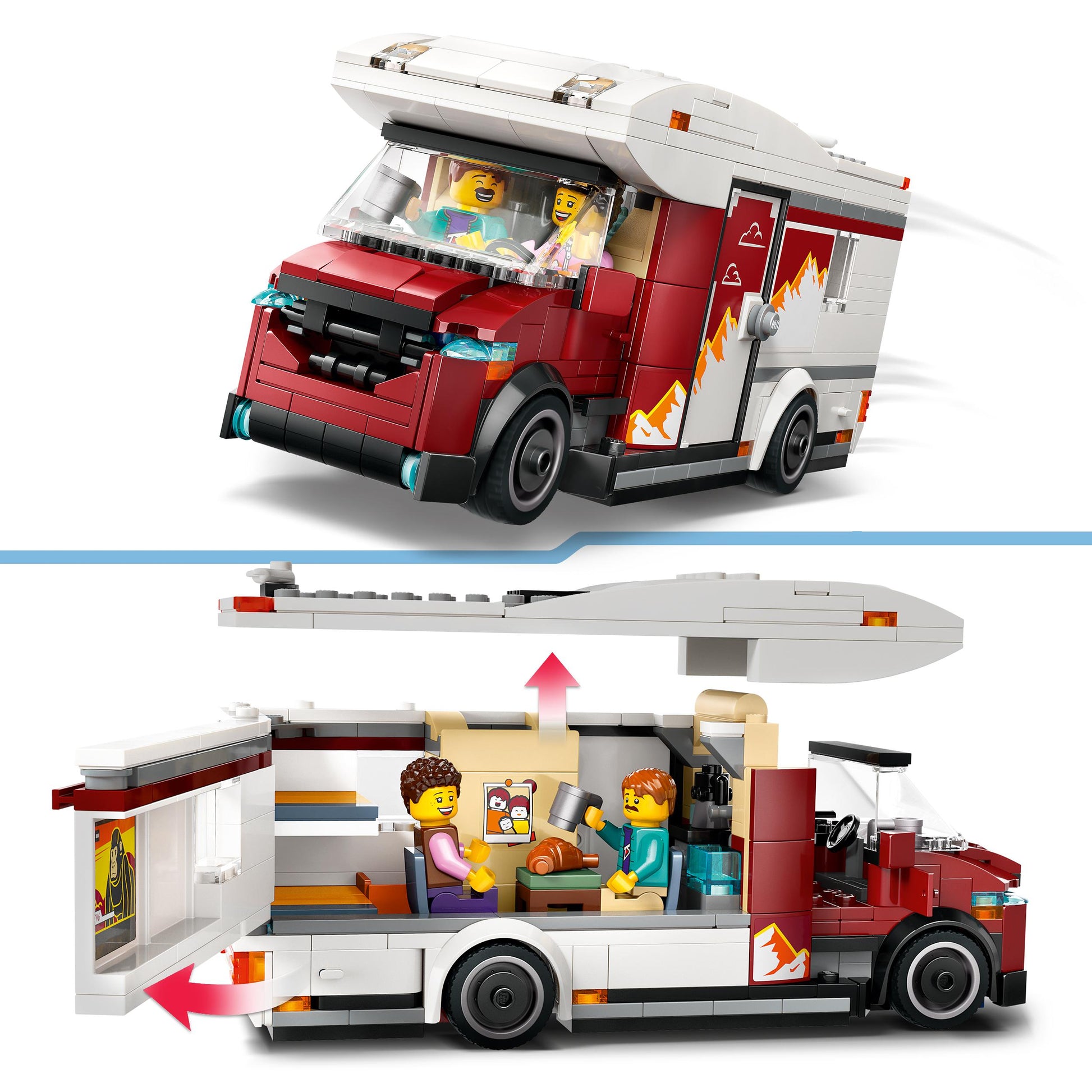 Lego City Great Vehicles 60454 Holiday Adventure Camper Van