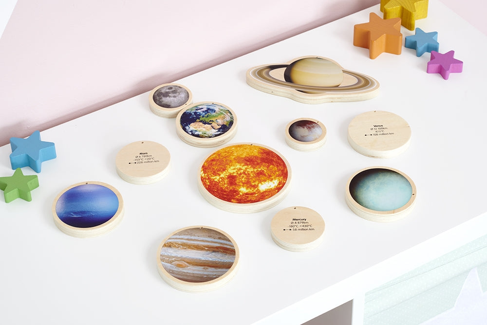 Tickit Wooden Solar System Discs