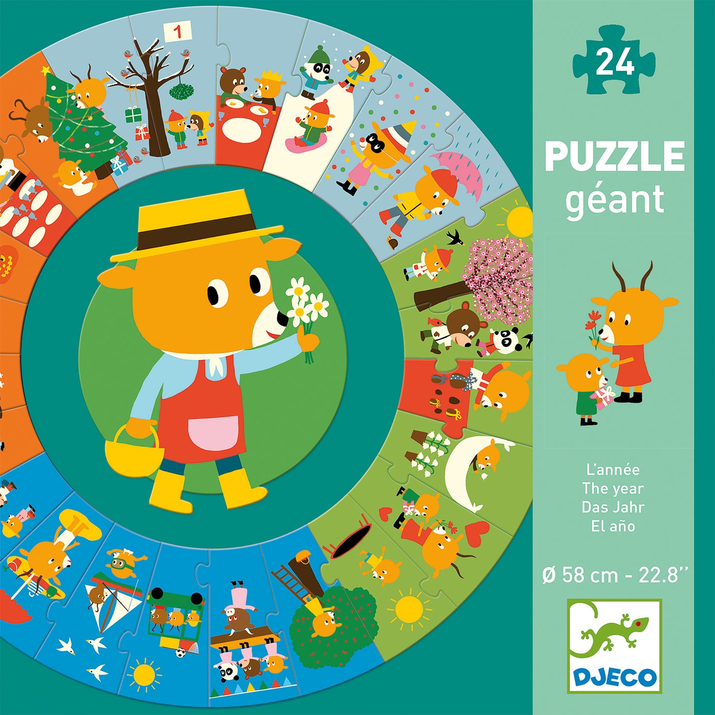 Djeco The Year Jigsaw Puzzle