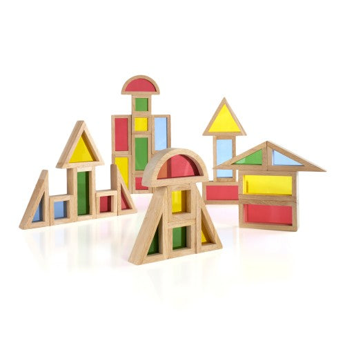 guidecraft Rainbow Blocks - 30 pc. set