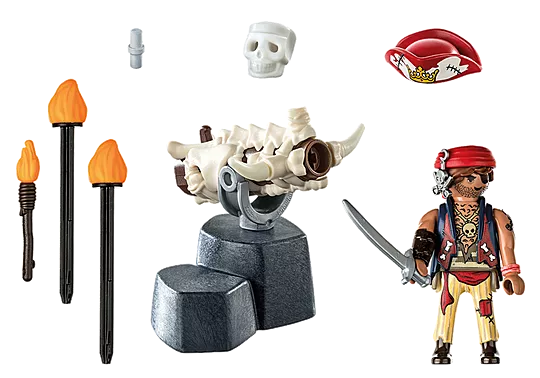 Playmobil 71421 Pirates: Pirate vs. Deeper – Cannon Master