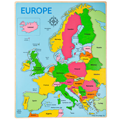 BigJigs Europe Inset Puzzle