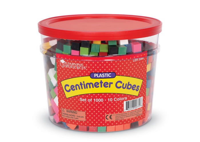 Learning Resources Centimetre Cubes (Set of 1000)