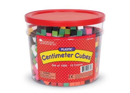Learning Resources Centimetre Cubes (Set of 1000)