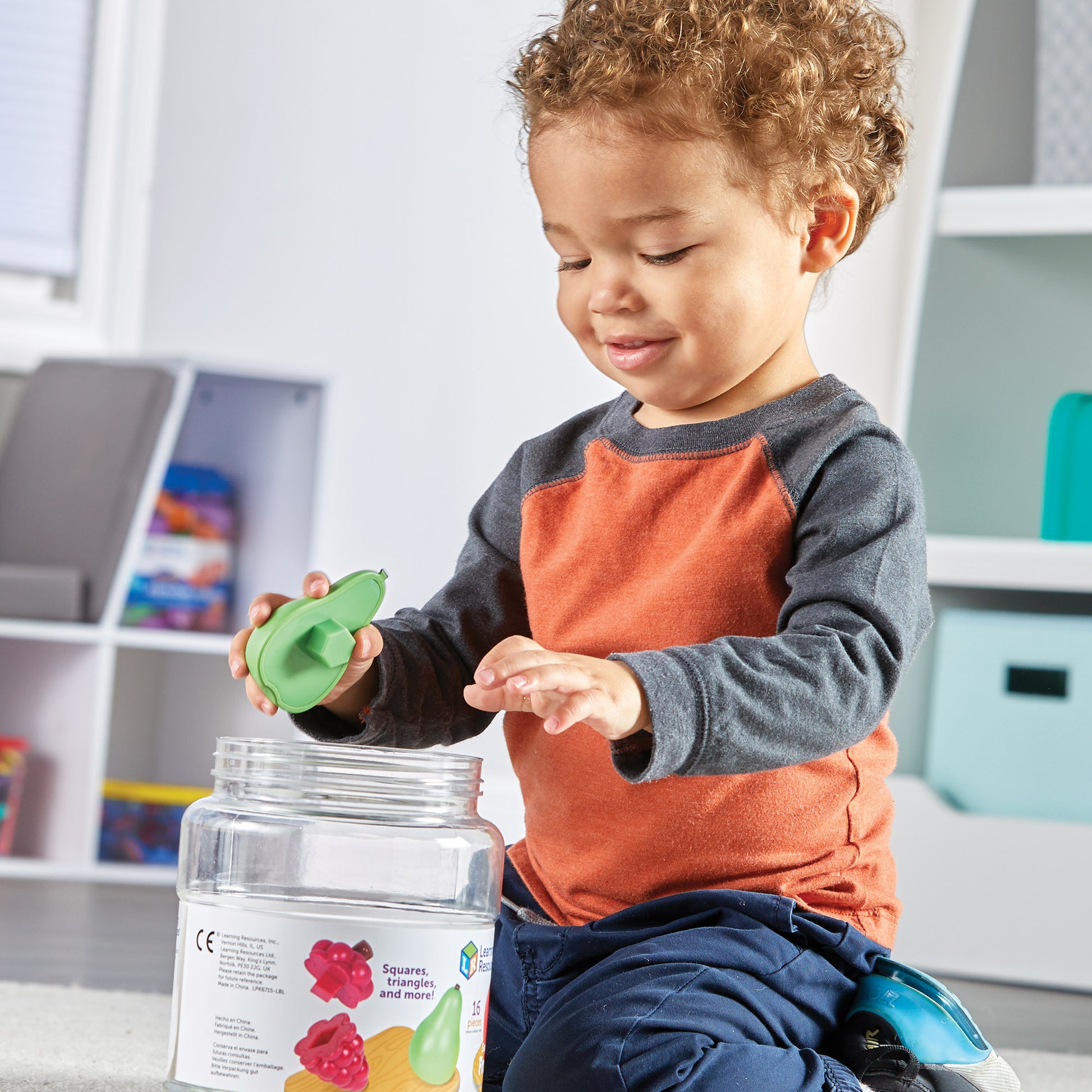 Learning Resources Snap & Learn Fruit Shapers