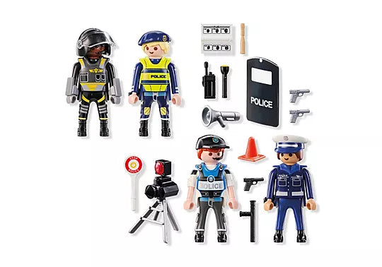Playmobil 71730 Action Heroes Police Figures Set
