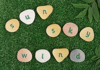 Yellow Door Alphabet Pebbles - Word-building Set
