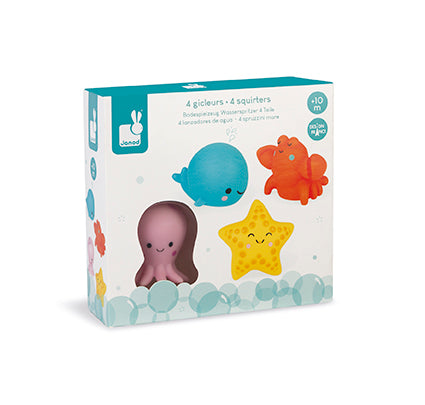Janod 4 Sea Animals Squirters