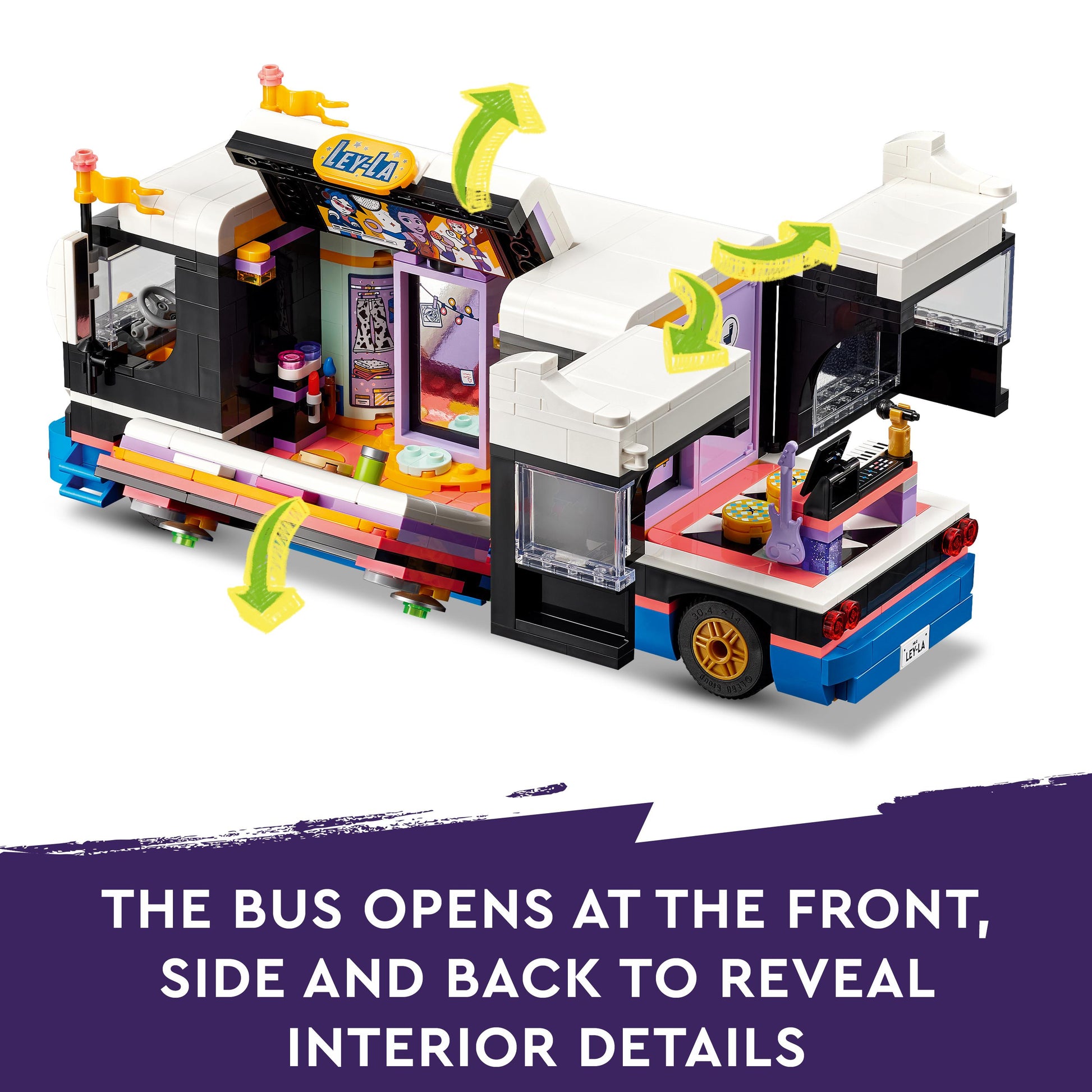 Lego Friends 42619 Pop Star Music Tour Bus ( R)
