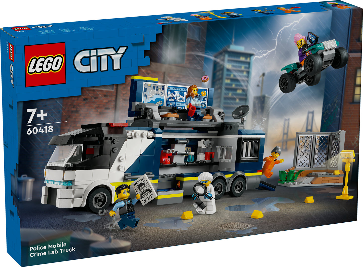 Lego City 60418 Police Mobile Crime Lab Truck