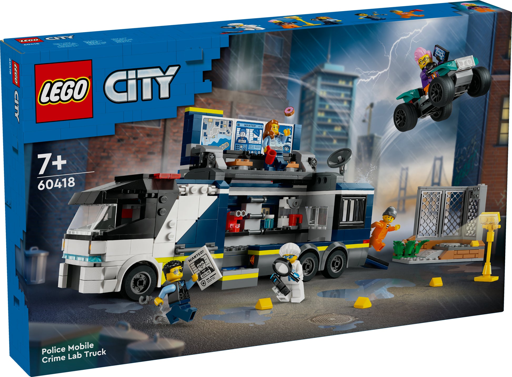Lego City 60418 Police Mobile Crime Lab Truck