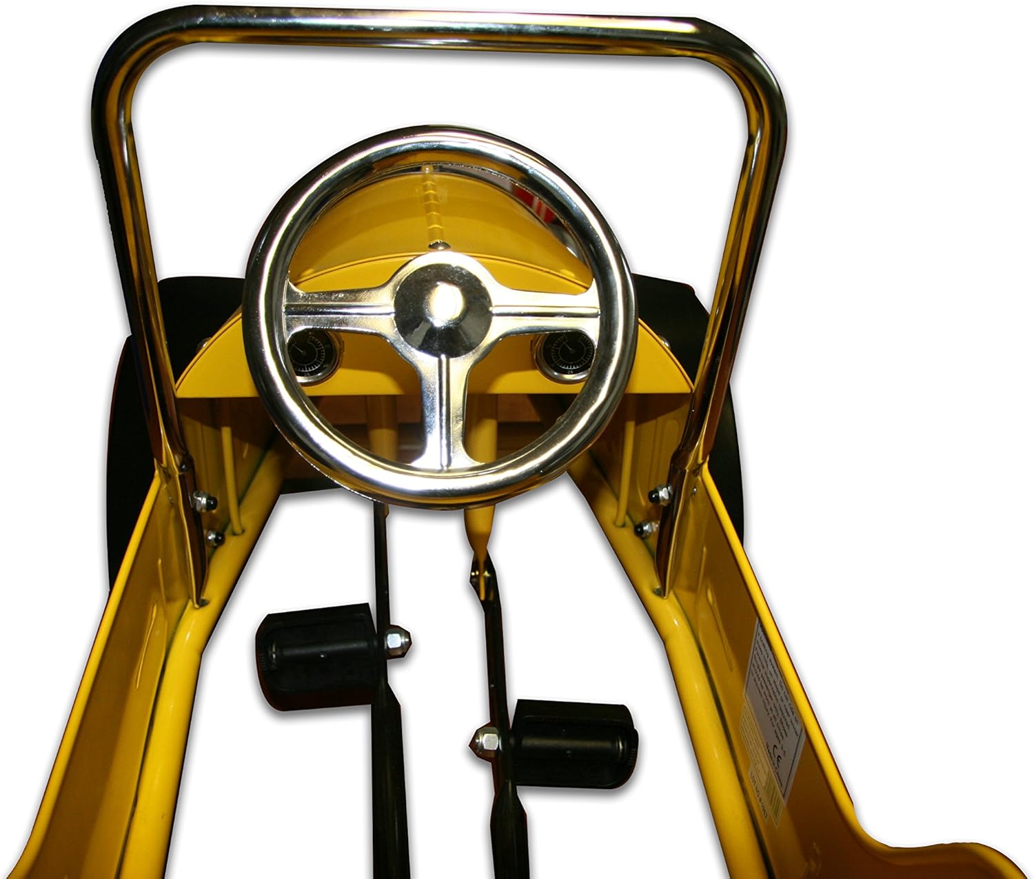 Great Gizmos Yellow Classic Pedal Car Harry