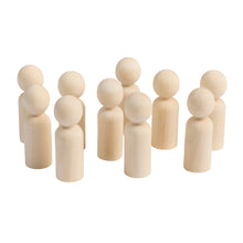 Wood People Large Set Of 10