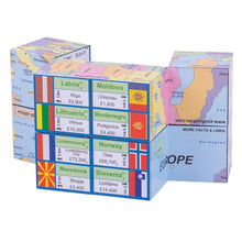 ZooBooKoo Europe Cube Book - Map, Flags & Facts