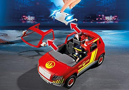 Playmobil Plus Fire Chiefs Car with Lights and Sound