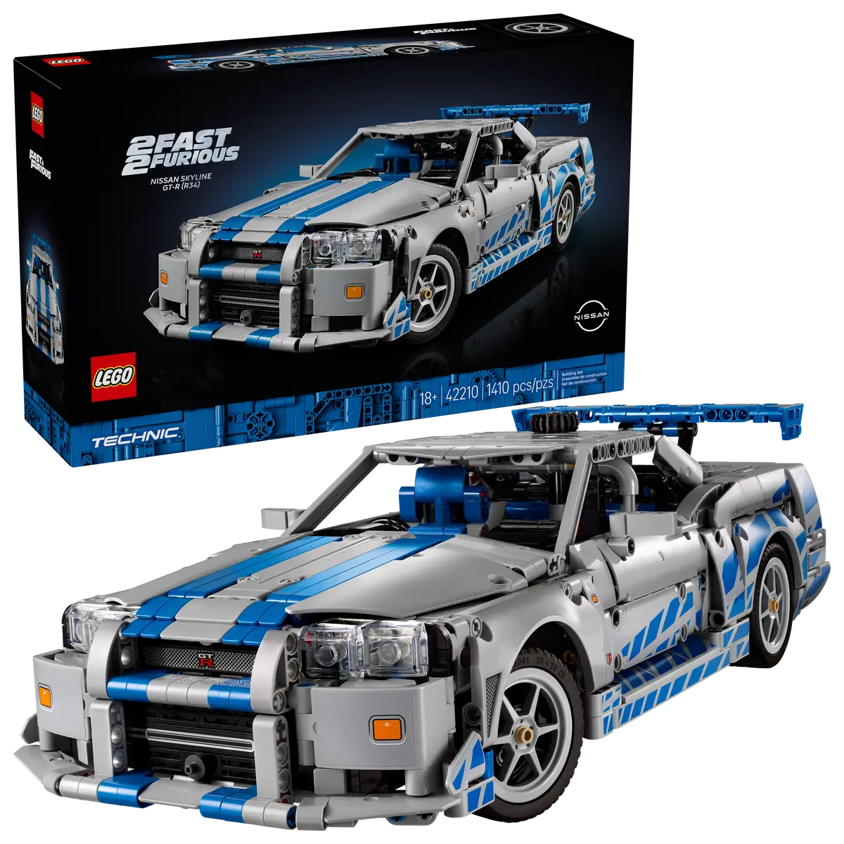 Lego Technic 42210 2 Fast 2 Furious Nissan Skyline GT-R (R3