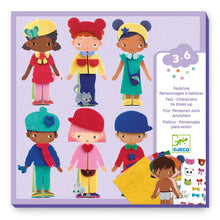 Djeco Felt Characters To Dress-Up