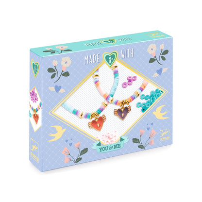Djeco Heart Heishi Beads & Jewellery