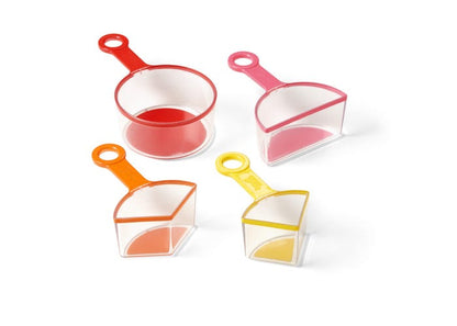 Learning Resources Rainbow Fraction® Measuring Cups (Set of 4)