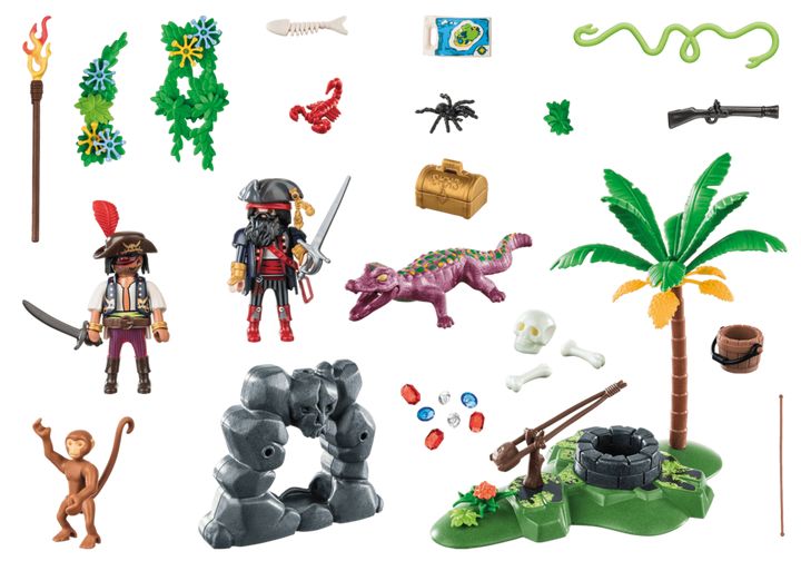 Playmobil 70414 Pirate Island With Treasure