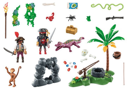 Playmobil 70414 Pirate Island With Treasure