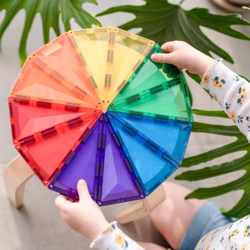Connetix Tiles Rainbow 30 Pc Geometry