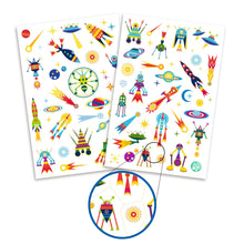 Djeco Space Oddity Temporary Tattoos