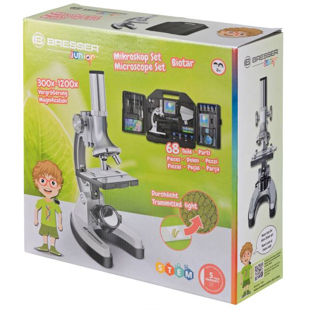 Bresser Junior Biotar 300X-1200X Microscope