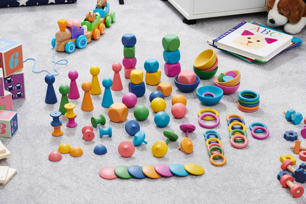 TickiT Rainbow Wooden Super Set