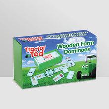Tractor Ted Wooden Dominoes