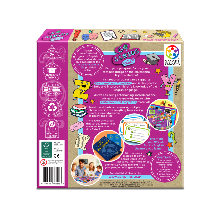 Smart Games Go Genius English