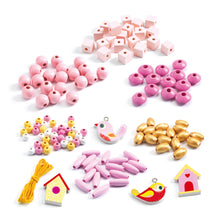 Djeco Wooden Beads, Bird