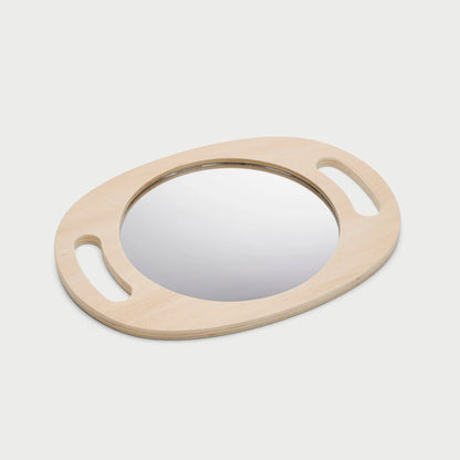 TickiT Handheld Wooden Mirror