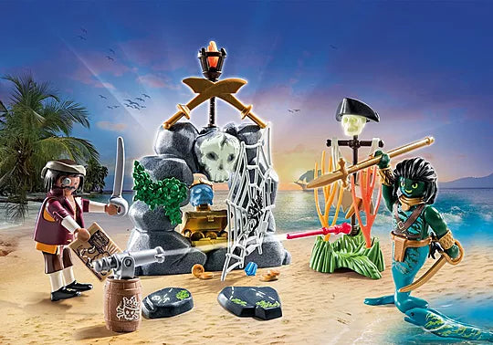 Playmobil 71420 Pirates: Pirate vs. Deeper – Treasure Hunt