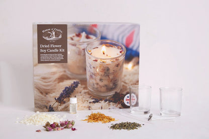 House Of Crafts Dried Flower Soy Candle Kit