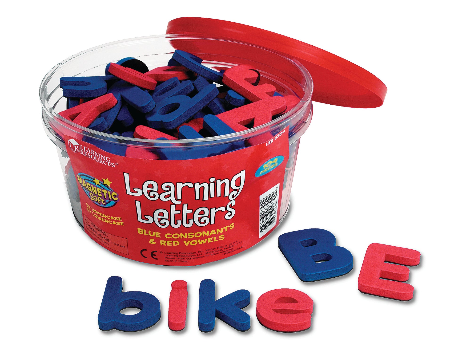 Learning Resources (M) Soft Foam Magnetic Learning Letters