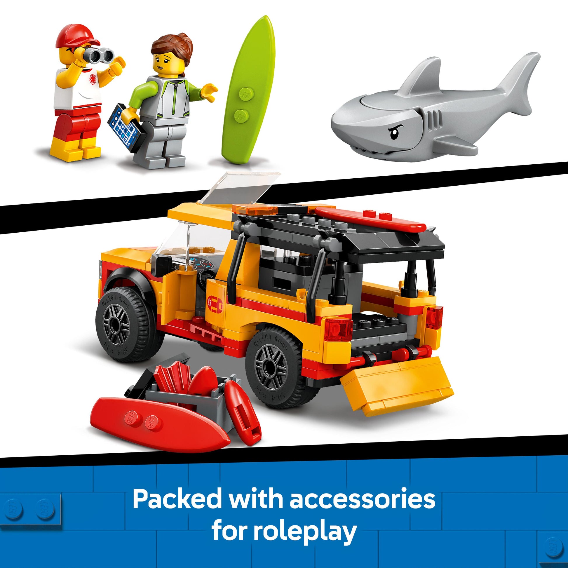 Lego City Great Vehicles 60453 Lifeguard Beach Rescue Truck