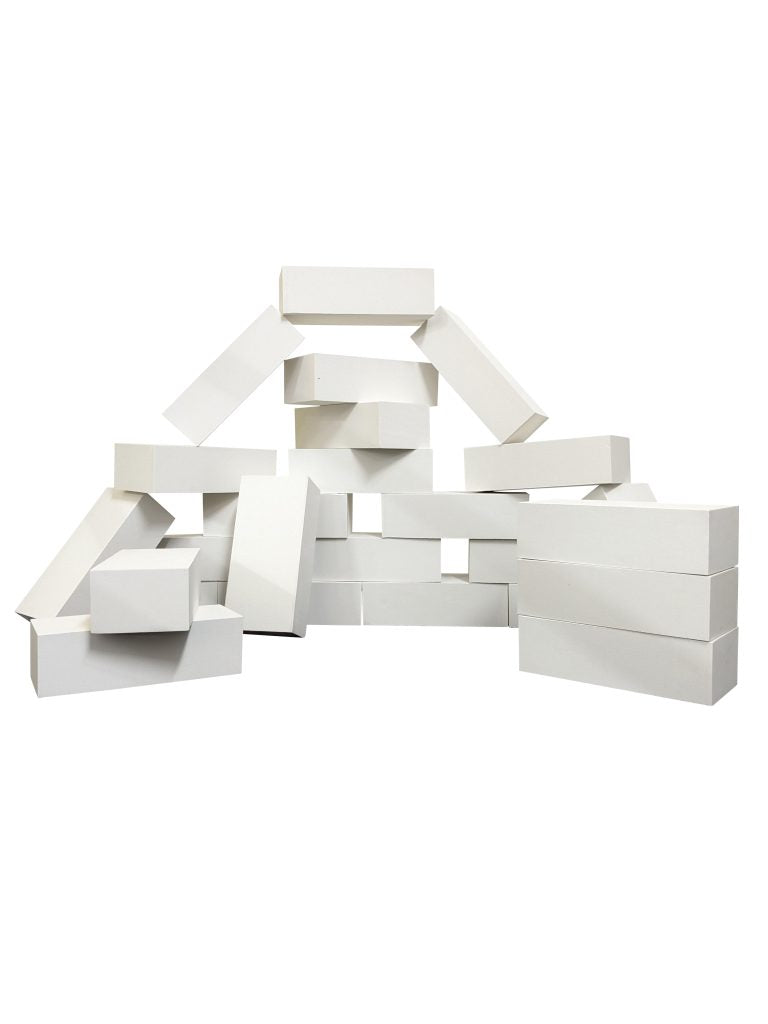 Playlearn White Foam Bricks